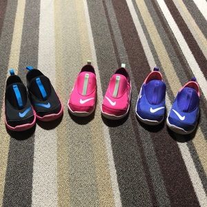Nike toddler tennis shoe lot